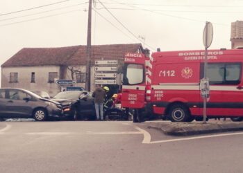 Acidente na Catraia de S. Paio (EN17) causou dois feridos