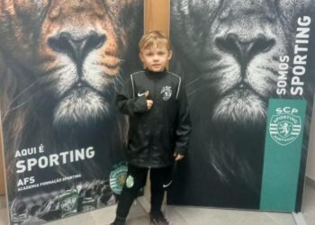 Atleta do GD Tourizense, com apenas 5 anos, assinou pelo Sporting