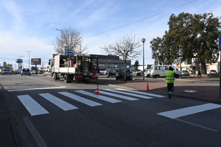 Intervenções na via pública melhoram condições de segurança da circulação rodoviária e pedestre