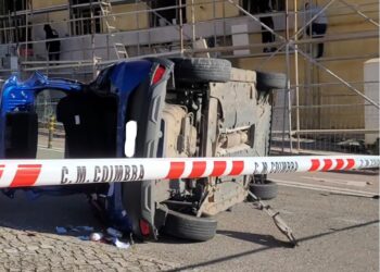 Acidente causa dois feridos em Coimbra