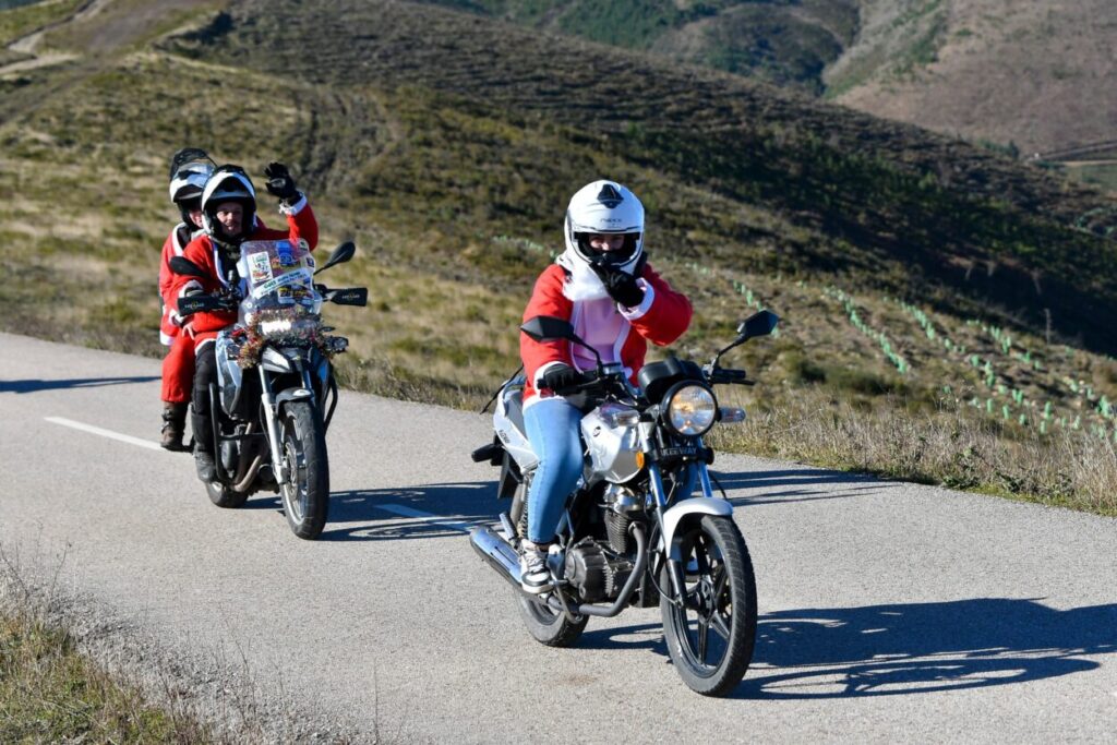 Motards Pai Natal em Góis