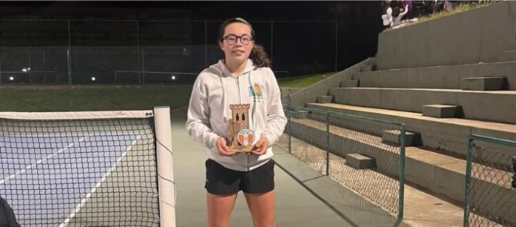 Lia Marques do Clube de Ténis de Oliveira do Hospital vence Torneio Open Juvenil