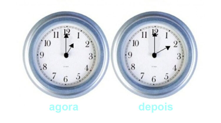 Hora vai adiantar na madrugada de domingo