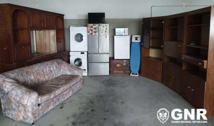 GNR apreendeu material furtado na Figueira da Foz