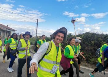 Peregrinos da UP de Oliveira do Hospital estão “muito animados” na chegada ao Santuário de Fátima