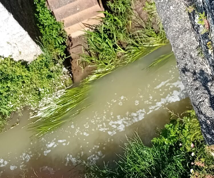 Continuam as “descargas criminosas” no rio Cobral