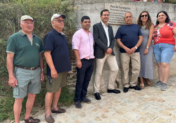 Município de Arganil inaugura calcetamento da Rua da Laranjeira no Agroal