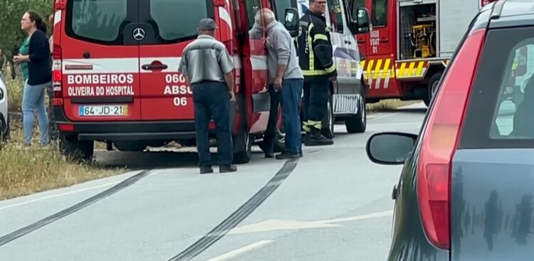 Colisão fez dois feridos na Reta da Salinha