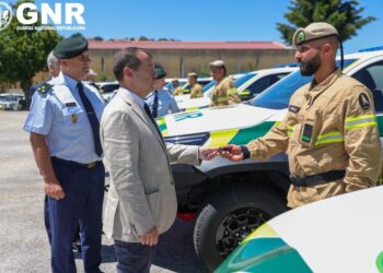 GNR reforça capacidade operacional no distrito da Guarda com a entrega de 10 novas viaturas