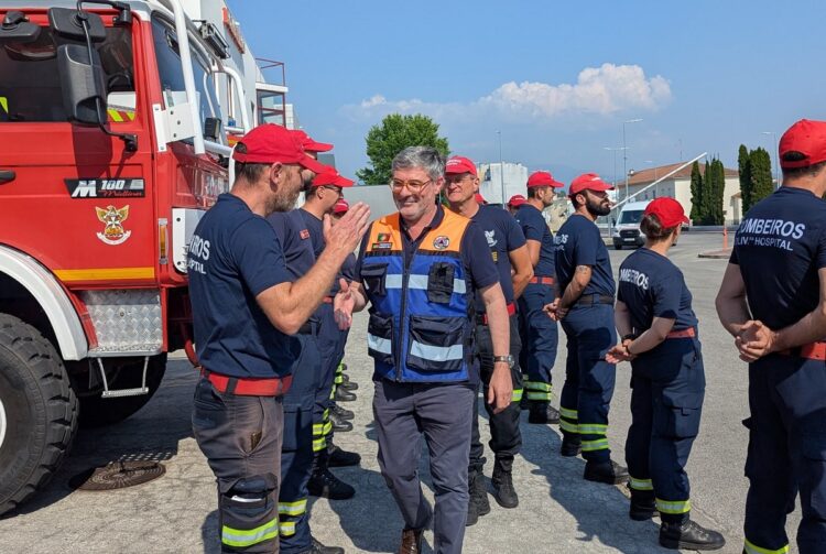 Presidente do Município de Oliveira do Hospital visita Dispositivo de Combate a Incêndios Rurais