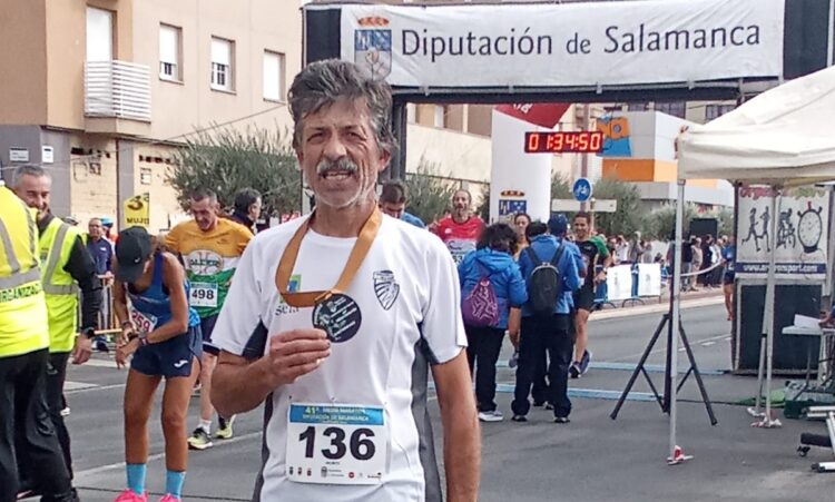 Atleta do Maratona Clube Vila Chã vence escalão M60 da Medio Maratón Diputación de Salamanca