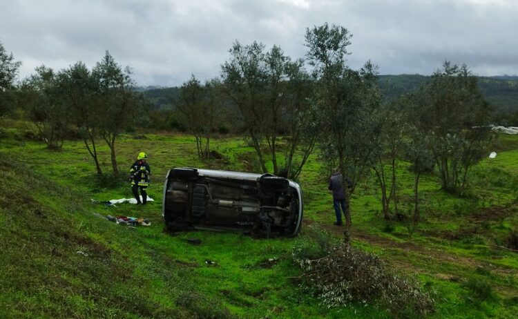 Despiste provoca um ferido em Oliveira do Hospital