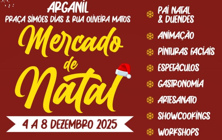 Mercado de Natal de Arganil traz 5 dias mágicos a Arganil