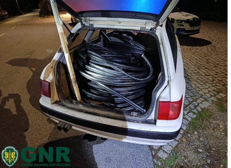 Nervosismo denunciou suspeito do furto de 125 metros de cabo de cobre