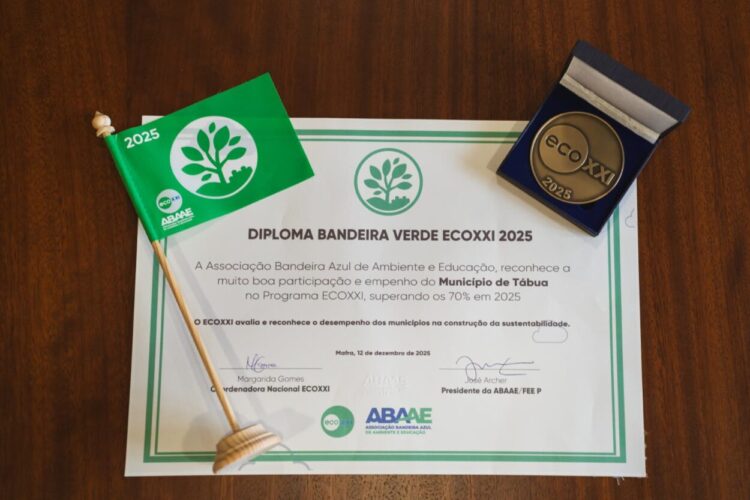 Tábua distinguido com Bandeira Verde ECOXXI 2025 com a melhor classificação de sempre