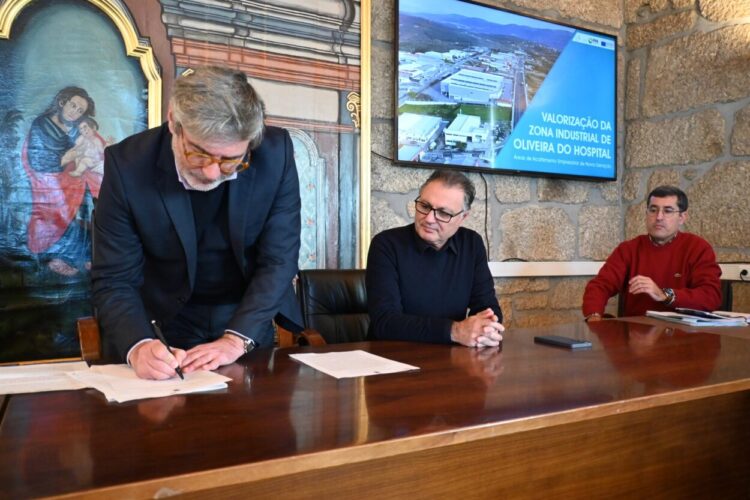 Modernização da Zona Industrial de Oliveira do Hospital avança: auto de consignação já foi assinado