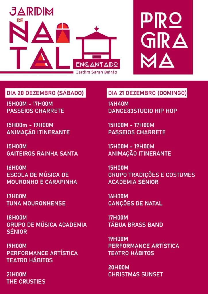 Tábua apresenta Jardim de Natal Encantado