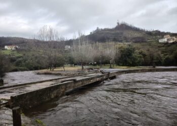 Ilha do Picoto, em Avô, volta a ser afetada pelas cheias no rio Alva