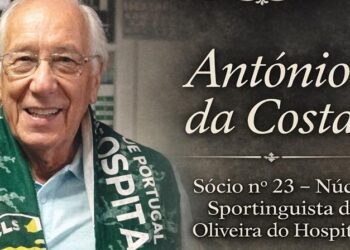 Sportinguismo de Oliveira do Hospital de luto pelo falecimento de António da Costa