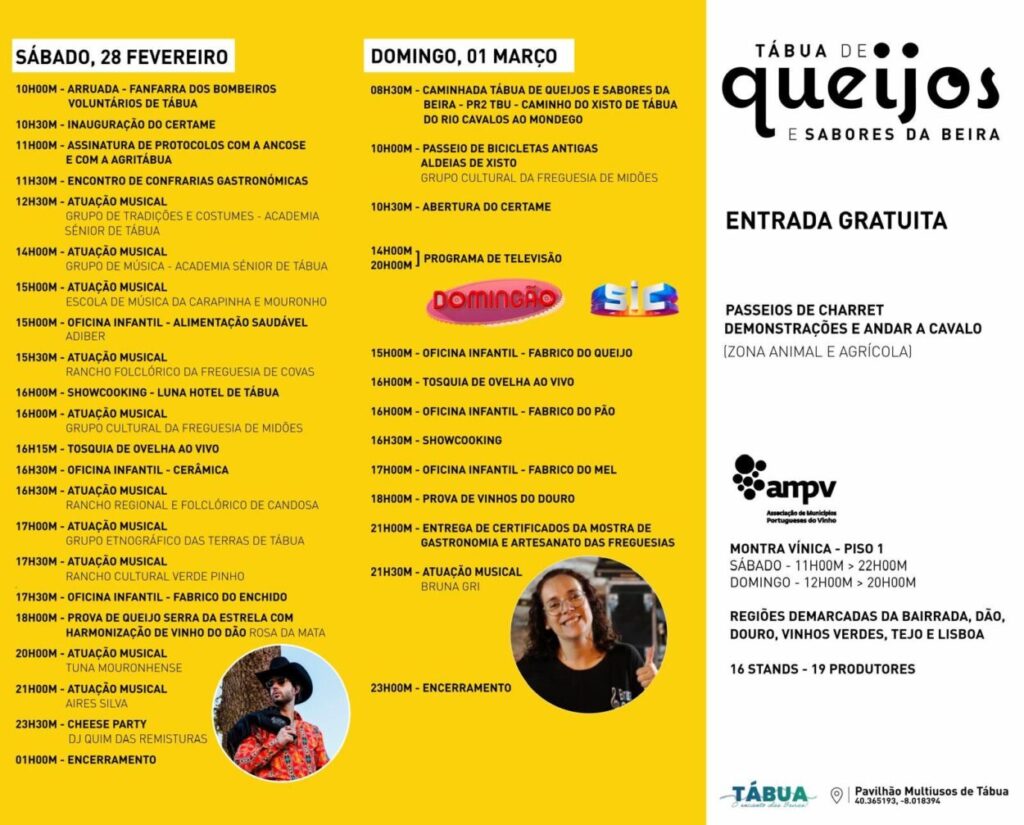 Programa especial da Rádio Boa Nova lança "Tábua de Queijos e Sabores da Beira" a partir da ANCOSE Programa especial da Rádio Boa Nova lança "Tábua de Queijos e Sabores da Beira" a partir da ANCOSE