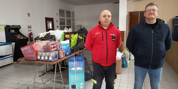 Bombeiros de Oliveira do Hospital promovem recolha de bens para vítimas da tempestade