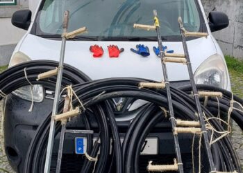 Dois homens detidos no Fundão por furto de metais não preciosos