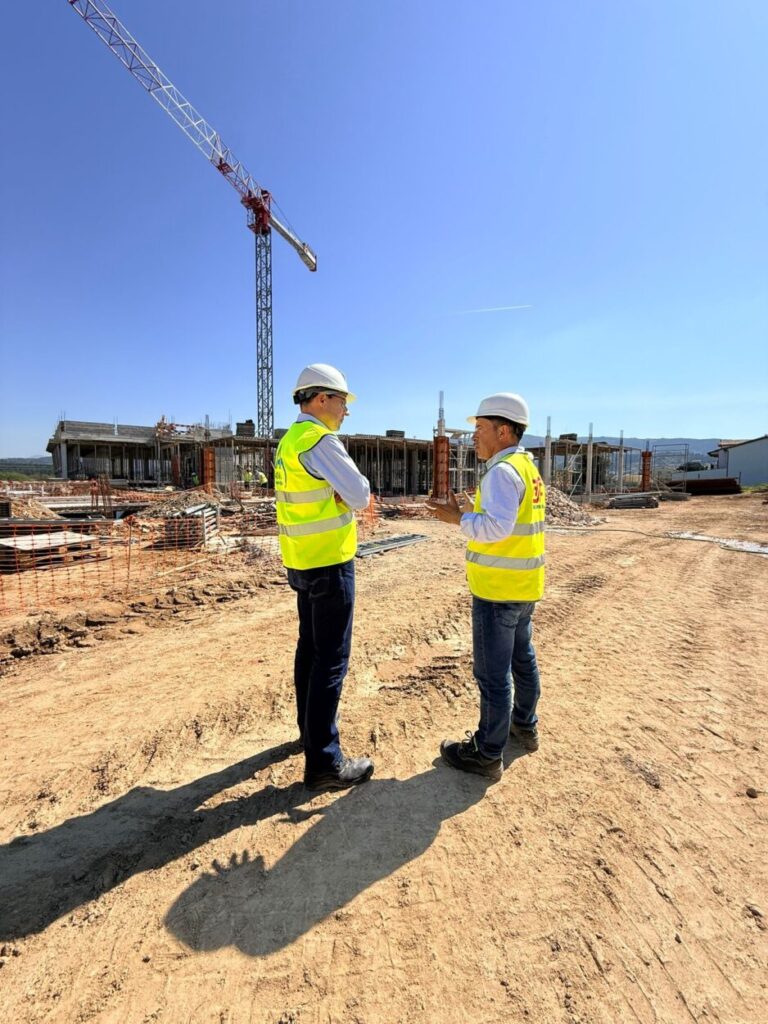 Presidente da Câmara acompanha obra do novo SUB e Centro de Saúde de Arganil