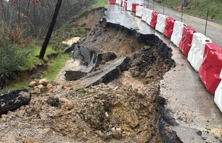 Tempestade Kristin causou prejuízos de um milhão de euros em Arganil