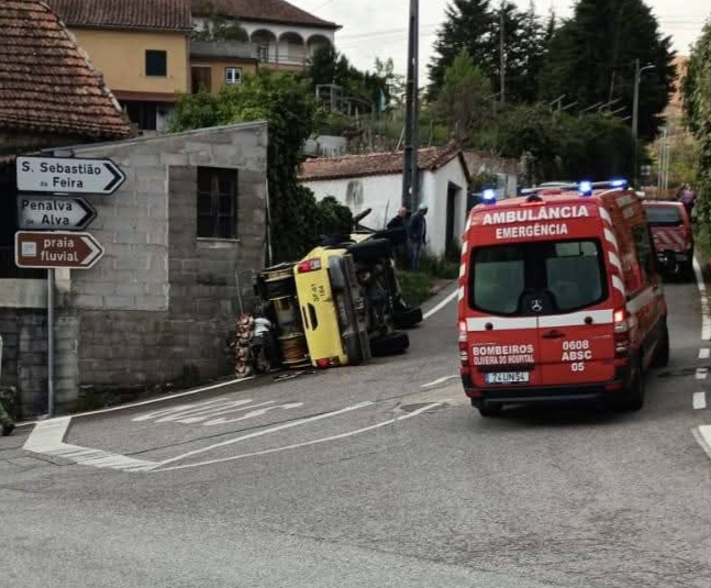 Sapadores florestais de Alvoco das Várzeas feridos após despiste Sapadores florestais de Alvoco das Várzeas feridos após despiste