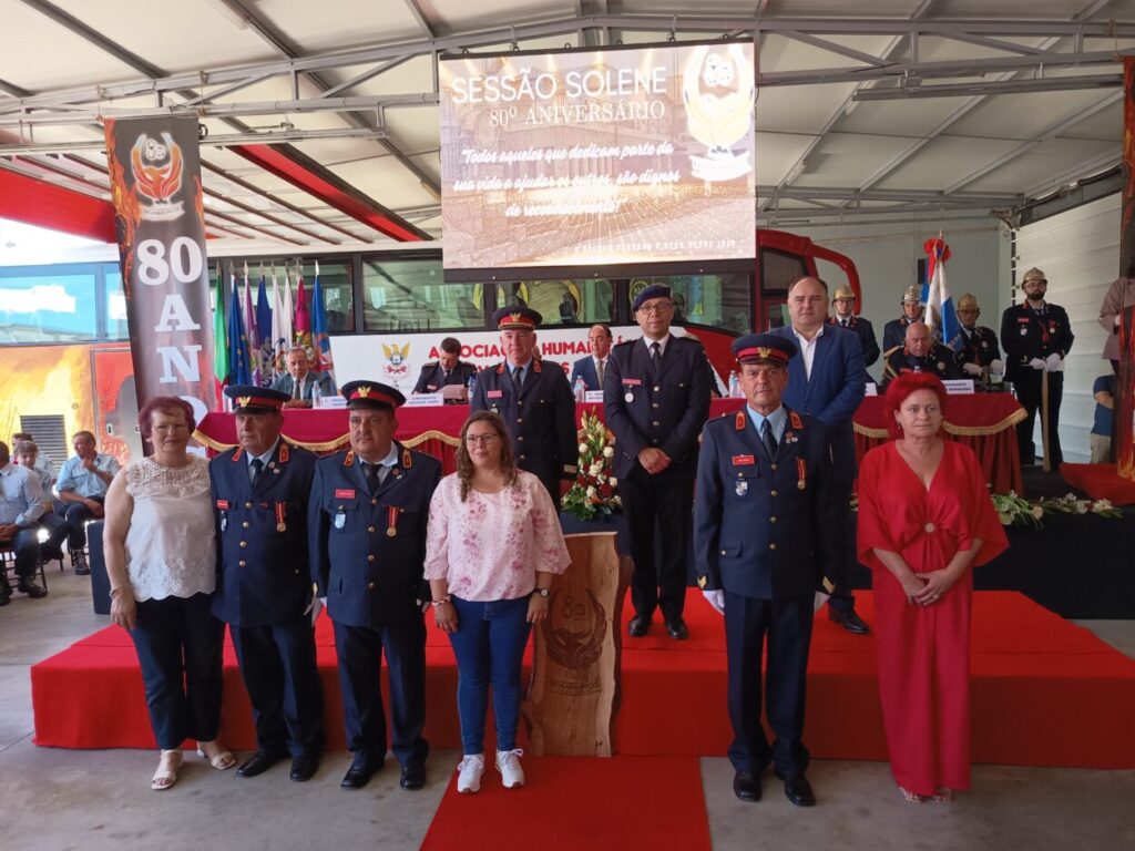 Bombeiros de Lagares da Beira celebram oito décadas de dedicação à proteção de pessoas e bens