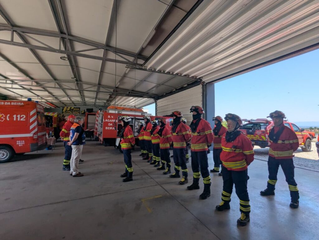 Presidente da Câmara visita Dispositivo Especial de Combate a Incêndios Rurais