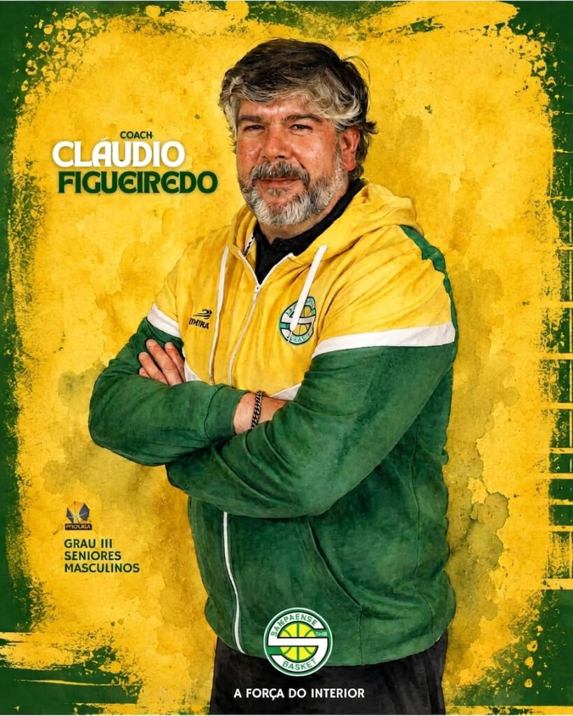 Cláudio Figueiredo continua no comando do Sampaense Basket