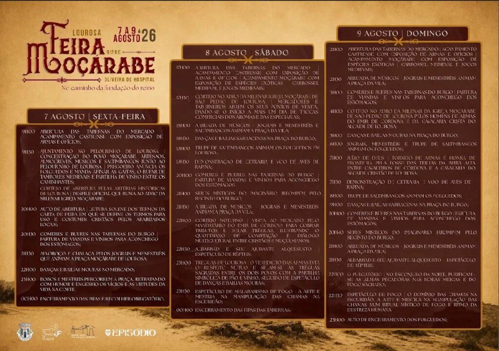 Feira Moçárabe de Lourosa: uma viagem ao século X onde diferentes religiões coexistiram em paz