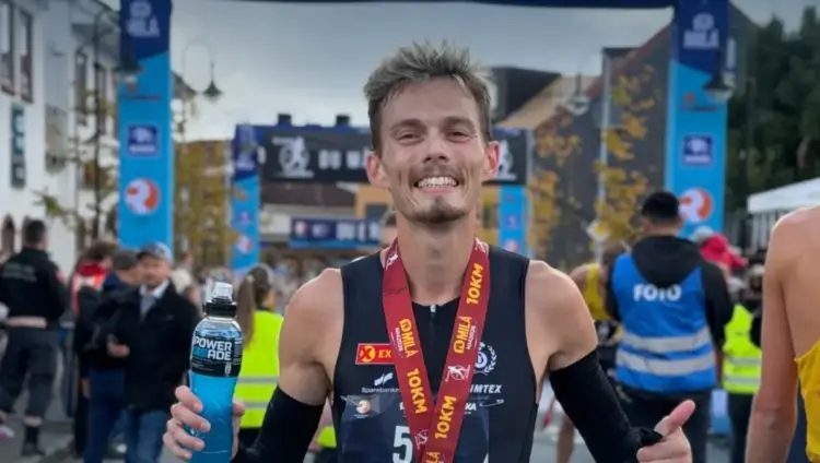 José Carlos Pinto vence Campeonato Nacional de 10 quilómetros em estrada da Noruega e bate recorde da prova